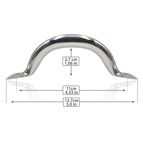 Pot Lid Handle Replacement Kit for 4.33'' Hole Diameter - Compatible with Stainless Steel Glass Lids,Only Handle Replacement Kits