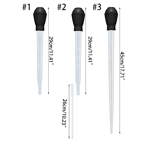 Waste for Fish Tank Multifunction Dropper Pipette Water Transfer Long Acrylic Marine Fish Feeding Tool Aquarium - color: Blue, size: A