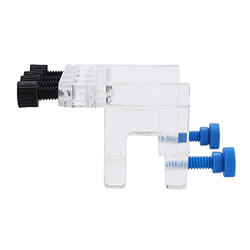 Fydun Aquarium Doser Tubing, Acrylic Aquarium Soft Tube Fixture Holder for Holding Dosing Pump Soft Hose