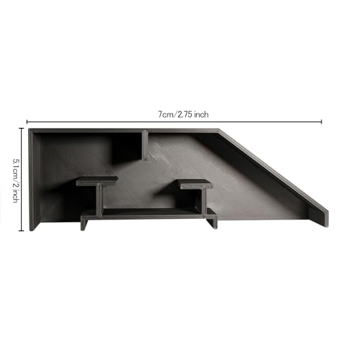 Aquarium Undergravel Fish Tunnel Cave Tunnel Fish Hide Fish Cave Corner Fish Tank Decorations Under Gravel Viewing Tunnel Fish Cave for Aquarium Hideout (Black,Style 6) - color: Black, style: Style 6