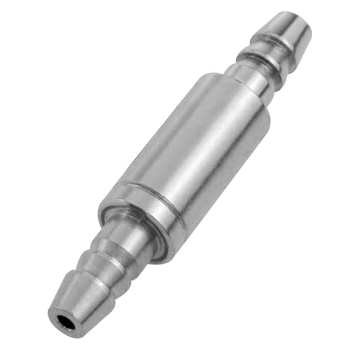 Stainless Steel One-Way Check Valve for Aquarium Carbon Dioxide System Diffuser 1PCS