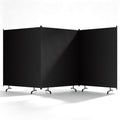 Room Divider Panel, Siebwin 3 Panel Folding Privacy Screens with Wider Feet, 12 Ft Portable Room Partition for Room Separator, Room Divider Screen Partition Room Dividers Freestanding - size: 3 Panel 12FT W