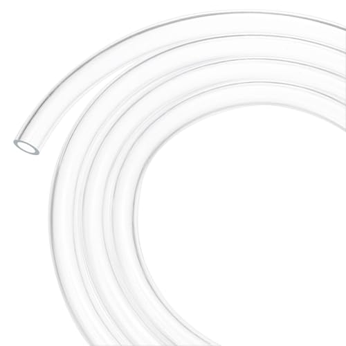 M METERXITY Clear Plastic Tubing, 0.39Inch(10mm) ID 0.55Inch(14mm) OD, 10ft(3.0m) Length PVC Tube Low Pressure Flexible Vinyl Tubing for Garden/Water Hose Airline Tube Aquarium - size: 0.39"×0.55"×10ft