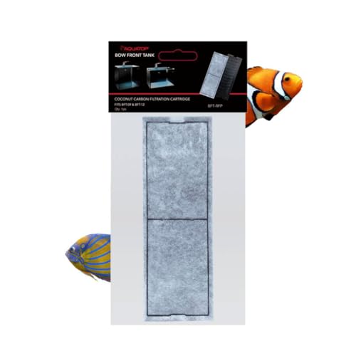 Aquatop Premium Carbon Replacement Filtration Pad for BFT-08 & BFT-13 Tanks – Improves Water Clarity and Filtration Efficiency, BFT-RFP