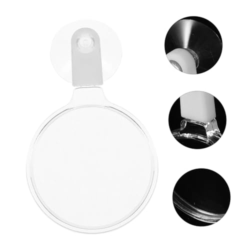 ibasenice Acrylic Aquarium Magnifier with Strong Suction Cup for Fish Tank Viewing Small Animal and Plant Observation Easy Installation Stable Attachment for Betta Fish