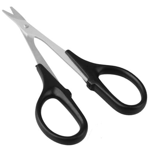 2 Pack ShareGoo RC Curved body Trimming Scissors Compatible with RC Traxxas Losi Axial Tamiya Arrma Buggy Truck Car Airplane Body Shell