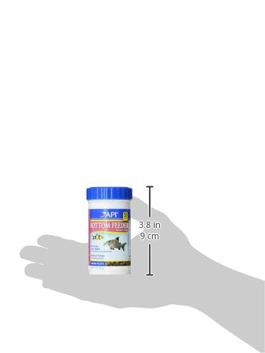 API BOTTOM FEEDER PELLETS WITH SQUID Fish Food 1.3-Ounce Container - size: 1.5 Ounce (Pack of 1), style: Bottom Feeders