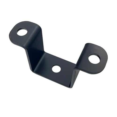 6 PCS 1.5x1.5" Square Pipe Tube Strap Clamps,1.5 inch metal u shaped bracket, steel u clamp bracket for mounting,Black - size: 1.5" x 1.5"