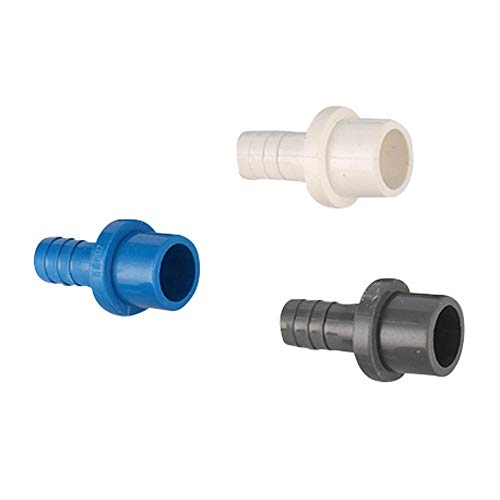 PVC Pipe Fitting Furniture Grade 20 To 12mm PVC Connector Garden Irrigation Hose Adapter Water Pipe Soft Hose Joint Aquarium Tank Fountain Adapter (Color : Grey)