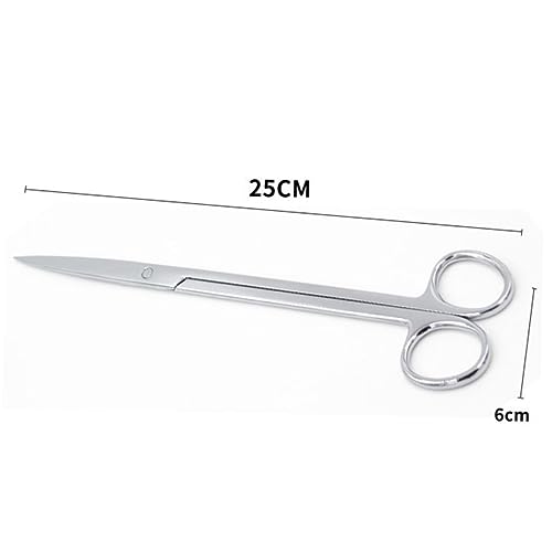 minkissy Stainless Steel Aquarium Scissors Mirror Polished Long Handle Plant Trimming Tool for Freshwater and Saltwater Aquascaping Ergonomic Design for Comfortable Use