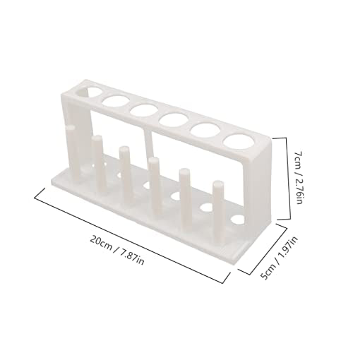 Test Tube Organizer Api Test Tube Holder Tanks Test Tube Display Stands Test Tube Vial Rack Waterbottle Tube Packaging Aquarium Fish Tank Aquarium Gravel Kit White