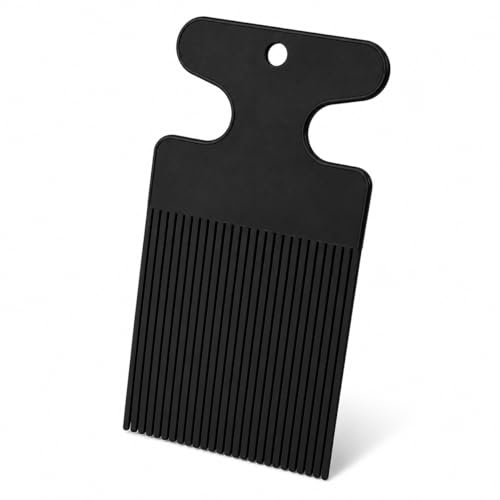 Aquarium Duckweed Removal Tool, 6.5 x 3 inch Floating Plant Comb Spatula, Aquatic Tank Cleaning Tool (Black) - color: Black