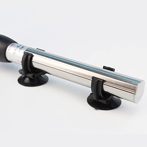 Aquarium Heater Holder Suction Cup Clip Black for Fish for Tube Hose Plant Decoration Sucker Dia 1.34" Clip Dia 0.9 Aquarium Heater Holder Suction Cups