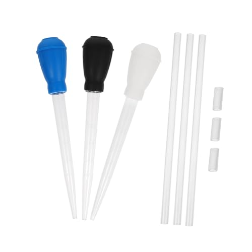 VOSAREA 3pcs Fish Tank Cleaner Manual Waste Gravel Cleaning Tool Water Changer for Easy Aquarium Maintenance