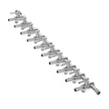 LALAFINA Aquarium Air Valve Control Metal Distributor Manifold Splitter with Flow Lever for Fish Tank Airline Pump Accessories Corrosion-Resistant Oxygen Distributor for Multi-Aquarium