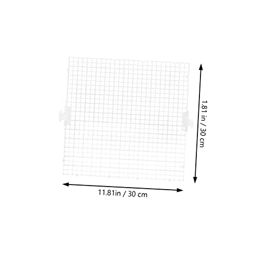8pcs Transparent Aquarium Isolation Panel for Fish Tank Fish Breeding Board Cups Divider to Separate Aggressive and Weak Easy Installation Isolation Plate