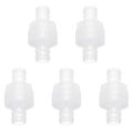 uxcell 5 Pcs Non Return Check Valves, 5/8" (15mm) Dia One Way Inline Hose Connector PP Plastic Hose Barb for Gas Liquid Air Water Tank Pump