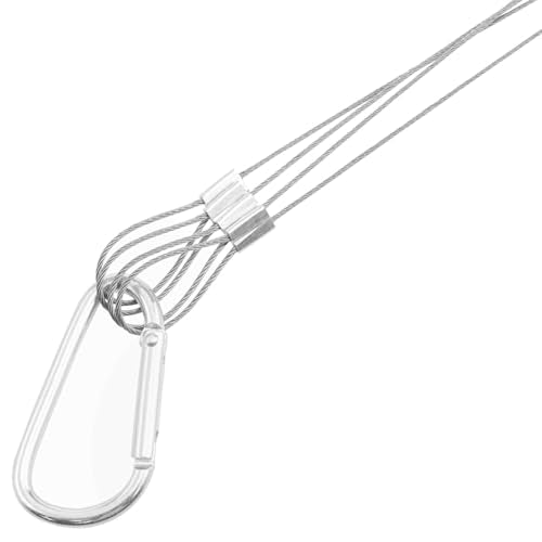 304 Stainless Steel Plant Hanger 35.5 cm Adjustable Steel Wire for LED Plant Growth Lamps Aquarium Fish Tank Lamps Indoor Plant Suspension Racks (Heavy-Duty Lamp Racks) 1PCS