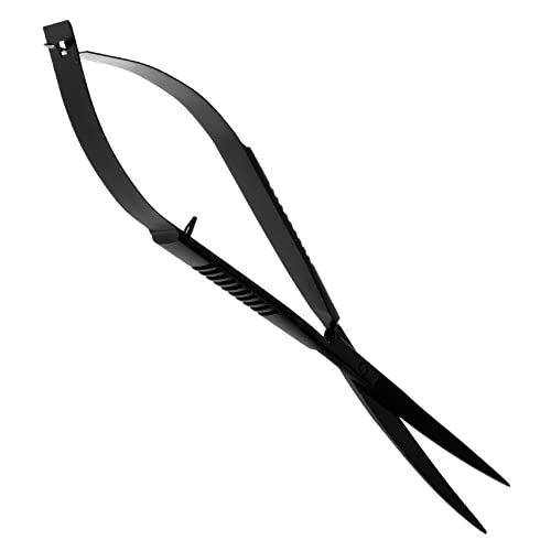 ibasenice Aquatic Plant Scissor Spring Trimmer for Precision Pruning for Aquascaping and Fish Tanks Professional Water Grass Maintenance Tool