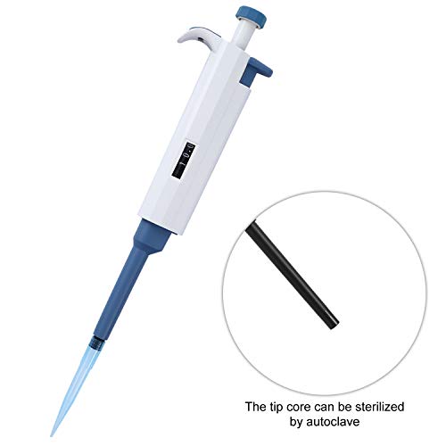Adjustable Micropipette 0.5ul-10ul, Single Lab Pipette High-Accurate Micro Pipette - size: 0.5-10ul