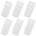 Plastic Hose Barb Fitting, 1" x 1" Pipe Connectors，Barbed Splicer Mender Joint Adapter Union Fitting, 6 Pcs - size: 1 Inch