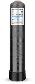 WECO Mineral Tank for Water Softener/Filter - Polyethylene Inner Shell Pressure Vessel with 2.5" Top Opening - 150 PSI Max Pressure - 120 °F Max Temperature - 7x35, Black