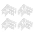 4PCS Fish Edges Protector Clear Fish Tools Clear Aquarium Fish Glass Cover Protector Easy Install - 6mm - size: 6mm