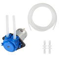 12V DC Dosing Pump Peristaltic Dosing Head Low Flow Peristaltic Pump with Connector and 5M 3mmx5mm Tube - size: Straight board