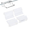 4Pcs Aquarium Lid Clips for 6-12mm Glass, Rimless Aquarium Acrylic Fish Tank Cover Clip Glass Cover Holder Aquarium Fish Tank Cover Support Clamp Accessory
