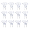 MroMax Aquarium Suction Cup Clips Airline Tubing Hose Heater Clips Clamps Holder for Fish Tank Clear 7mm to 11mm 12Pcs - size: 12pcs 7mm to 11mm