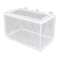 Aquarium Breeding Box - Mesh Box Fish Breeding Tanks, Aquarium Breeder Box, Fish Fry Hatchery, Juvenile Separation Net with Suction Cups, Nursery for Guppy Shrimp - color: large