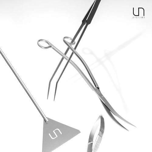 Ultum Nature Systems UNS Aquascaping Tools - Stainless Steel, Rust Resistant, Freshwater Planted Tank, Saltwater Reef Aquarium Maintenance Accessory - Substrate Shaping - Sand Flattener, Grey - color: Grey