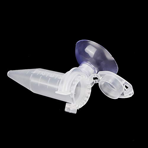 Transparent Aquarium Feeding Tube for Shrimp Larvae – 6cm Fish Feeder with Suction Cup