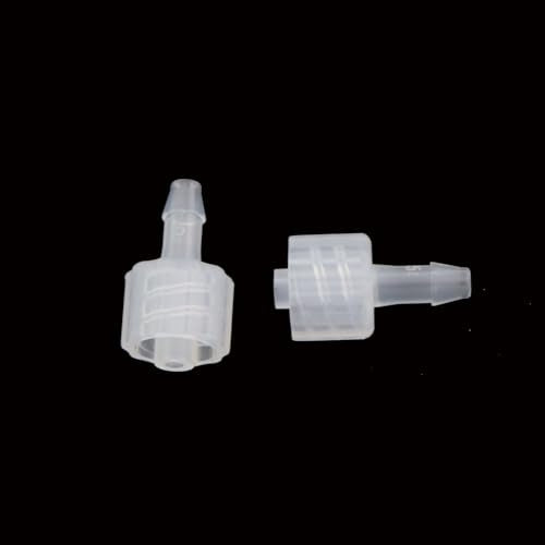 10PCS Female Threaded Luer Hose Adapter 1/8 Inch Barbed Joint Polypropylene Pipe Connector Suitable for Analytical Instruments and Aquarium Equipment
