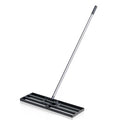 Lawn Leveling Rake 30" x 10" with 78" Adjustable Stainless Steel Handle - Heavy Duty Wide Leveling Tool for Large Areas, Grass & Soil Leveler