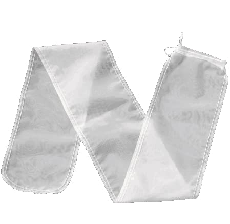 HFS(R) Nylon Mesh Filter Socks 53 Micron, Industrial Bag Filters, 8" Width, 52" Length, Fit 4" I.D., 48" Length Spools or Columns - size: 4x48"-53Micron