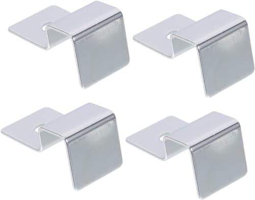 Fish Tank Bracket Support Frame, Stainless Steel Clip Holder for Aquariums, Glass Cover Support for Frameless Fish Tanks, 4 Pack