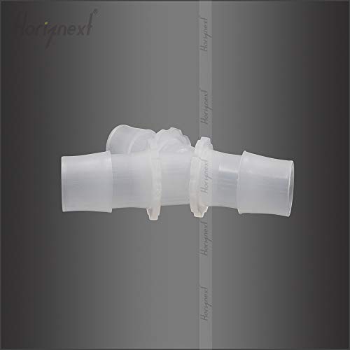 plastic 5/8" Y shape 3 way barbed connector for air hose, water pipe pp polypropylene barb fitting. (Pack of 4 pcs) - style: 4pcs, 5/8" O.D.