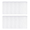 Aquarium Filter Media Bags, Fish Tank Fine Mesh Bag with Zipper Reusable Versatile 12 x 8 Inch, (White, 10Pcs), Intended for Fish Tank/Aquarium/Pond/Activated Carbon/Ceramic Rings