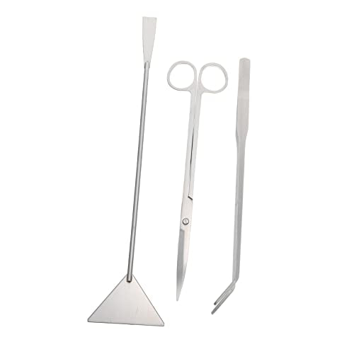 LIOOBO 1 Set Multi Function Aquarium Tools Long Aquarium Scissors Scraper Tweezers for Precision Plant Care for Fish Tank Cleaning and Aquascaping