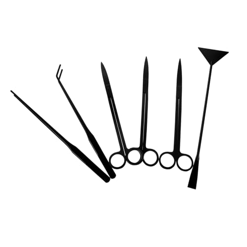 Abaodam 1 Set Terrarium Aquascaping Tool Kit: Aquatic Landscaping Scissors Tweezers Spatula - Trimmer Tool Equipment to Create A Stunning Underwater Scapes for Fish Tank