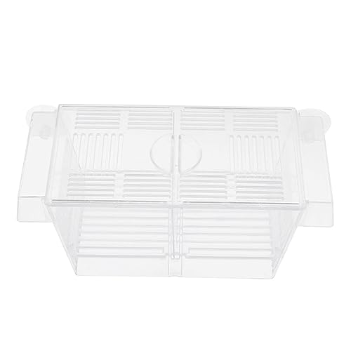 Kisangel 1pc Fish Breeding Box Cups Transparent Isolation Case for Aquarium Hatching and Acclimation Efficient Fish Breeder Box Optimal Water
