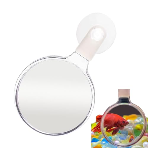 4 Pack Aquarium Magnifier, Fish Tank Magnifying Glass for Coral Reef Aquarium, Acrylic Fish Tank Viewer Magnifying Glass with Suction Cup for Viewing Coral and Taking Pictures