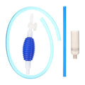 Aquarium Gravel Vacuum Cleaner 1.96m Manual Siphon Water Changer Portable Fish Tank Gravel Vacuum for Aquarium Cleaning and Water Replacement