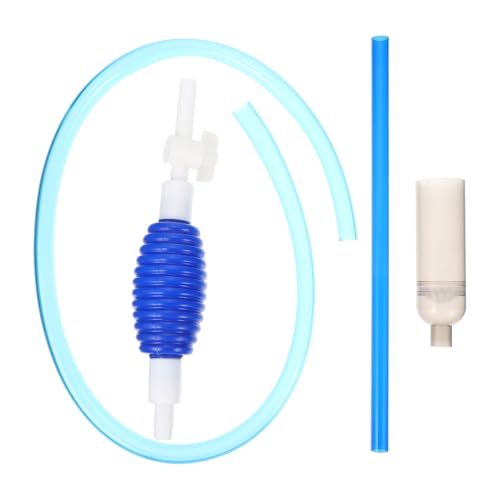 Aquarium Gravel Vacuum Cleaner 1.96m Manual Siphon Water Changer Portable Fish Tank Gravel Vacuum for Aquarium Cleaning and Water Replacement