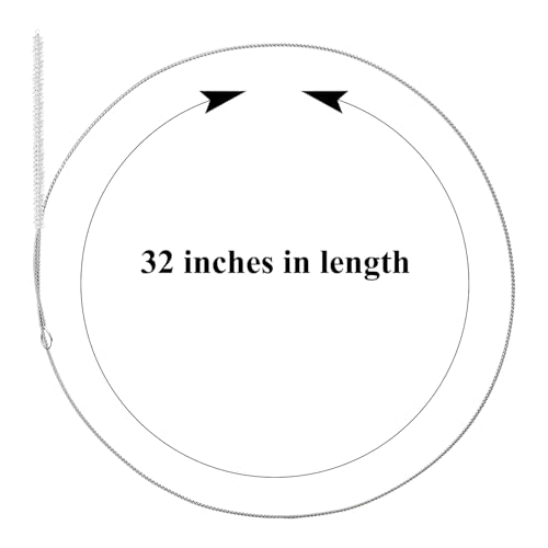 4 Pieces Feeding Tube Brushes, Long Pipe Cleaners Straw Cleaning Brushes, 32 Inches Long with Soft Nylon Bristles Head, Suitable for Cleaning Feeding Tubes - size: 1/6 Inch Diameter