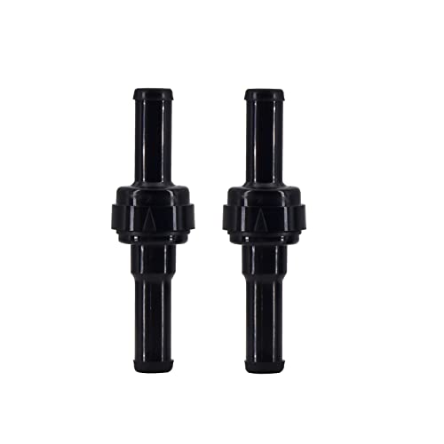 5/16" 9mm PA66 Automotive Oil Line Spring Check Valve, High Temperature and Corrosion Resistance one-way Car Fuel Oil Pump Check Valve - size: 5/16"