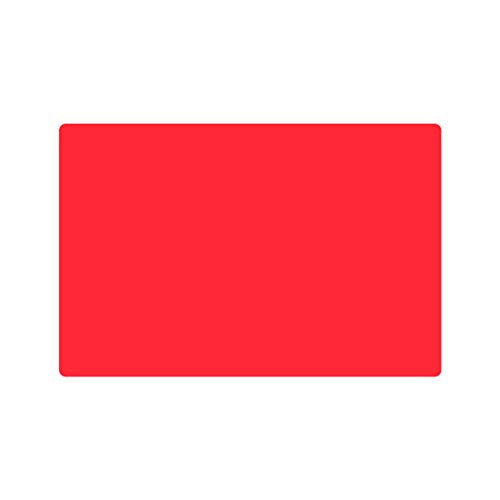 23.6'' by 15.7''Flexible Silicone Placemat Non Slip Waterproof Heat Resistant Dinner Table Red 1 PCS - color: Red-1 Pcs