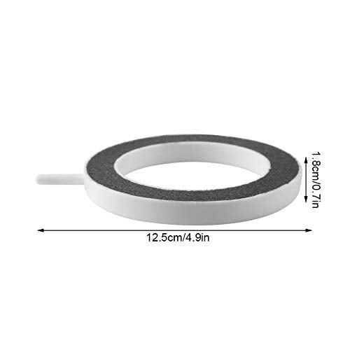 Round Ring Air Stone, Aquarium Bubble Stones Round Bubble Stone for Increasing Oxygen Embellishing Aquarium Pond Fish Air Pump Accessories - size: 125*H18mm
