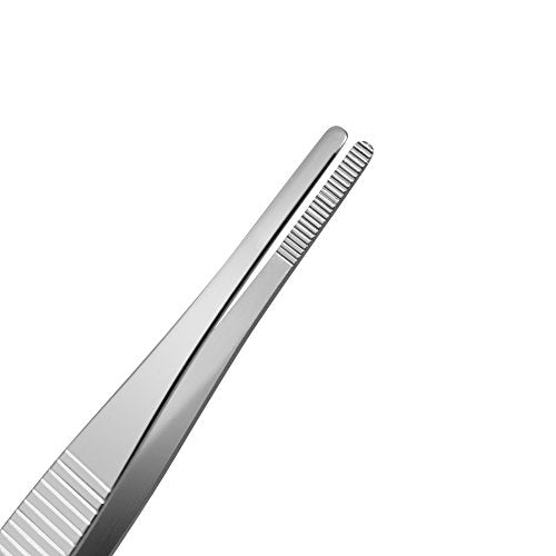 5 Pcs Stainless Steel Gardening Tweezers Seed Tweezer Large Long Tweezers Plant Tweezer Set for Plants, Gardening, Succulents, Kitchen, 4.9"/6.3"/7.9"/9.8"/11.8"